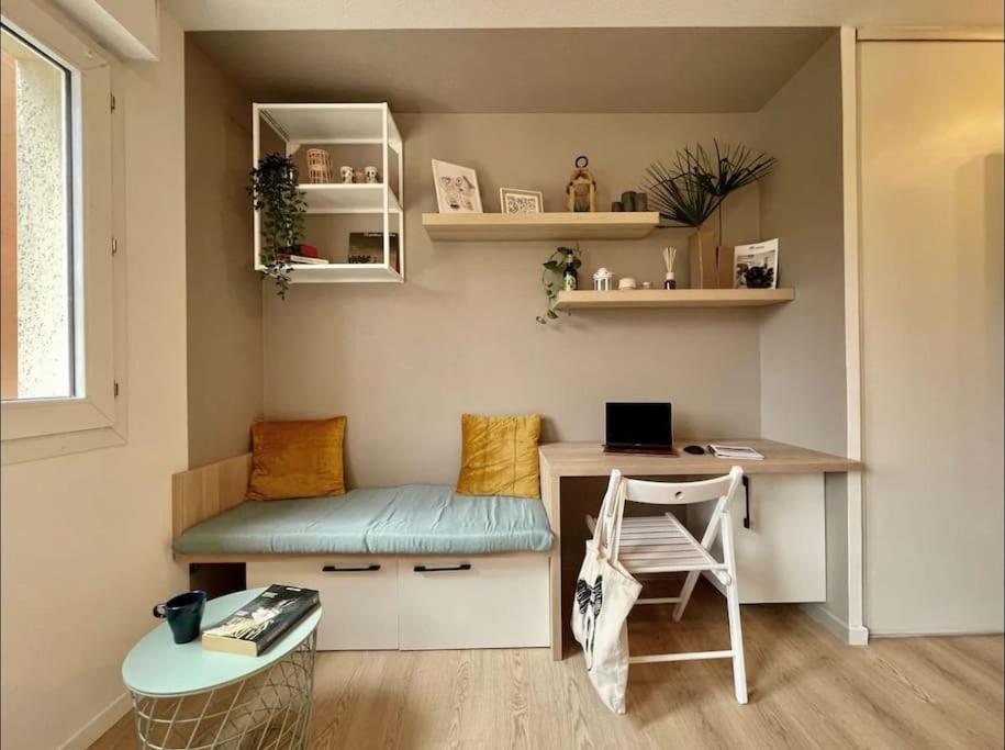 Studio Orchidee - Metro Arenes - Hopital A 5 Mn Apartment Toulouse Bagian luar foto